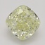 1.01 Ct. Fancy Light Yellow Cushion Diamond