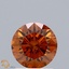 1.20 Ct. Fancy Orange Round Lab Grown Diamond