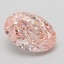 3.07 Ct. Fancy Vivid Pink Oval Lab Grown Diamond