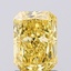 1.23 Ct. Fancy Vivid  Yellow Radiant Lab Grown Diamond