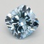 1.06 Ct. Fancy Vivid Blue Cushion Lab Grown Diamond