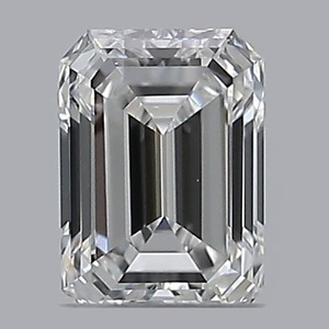 Emerald diamond — real photo