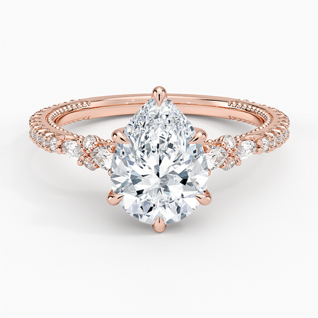 Floral Cluster Diamond Ring