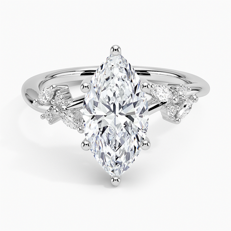 18K White Gold Arden Diamond Ring