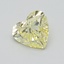0.75 Ct. Fancy Intense Yellow Heart Lab Grown Diamond