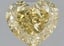 1.03 Ct. Fancy  Yellow Heart Lab Grown Diamond