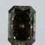 1.07 Ct. Fancy Vivid Green Radiant Lab Grown Diamond