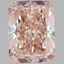 2.87 Ct. Fancy Intense Pinkish Orange Radiant Lab Grown Diamond