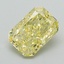 1.26 Ct. Fancy Intense Yellow Radiant Lab Grown Diamond