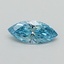 0.31 Ct. Fancy Vivid Blue Marquise Lab Grown Diamond