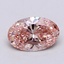 1.52 Ct. Fancy Vivid  Pink Oval Lab Grown Diamond