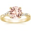 18K Yellow Gold Chamise Diamond Ring (1/15 ct. tw.), smalltop view