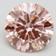 2.54 Ct. Fancy Intense Pink Round Lab Grown Diamond