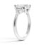 Art Deco-Inspired Emerald-Cut and Baguette Diamond Ring, smallside view