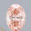 1.99 Ct. Fancy Intense Pink Oval Lab Grown Diamond
