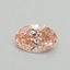 0.31 Ct. Fancy Vivid Pink Oval Lab Grown Diamond