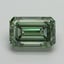 12.53 Ct. Fancy Vivid Pacific Green Emerald Lab Grown Diamond