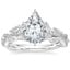 18K White Gold Luxe Secret Garden Diamond Ring (3/4 ct. tw.), smalltop view