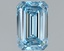 1.06 Ct. Fancy Intense Blue Emerald Lab Grown Diamond