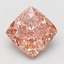 10.15 Ct. Fancy Vivid Pink Cushion Lab Grown Diamond