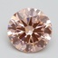 2.61 Ct. Fancy Intense Pink Round Lab Grown Diamond