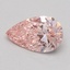 0.53 Ct. Fancy Intense Pink Pear Lab Grown Diamond
