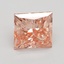 2.00 Ct. Fancy Intense Pink Princess Lab Grown Diamond