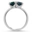 Modern Two Stone Ring, smallview