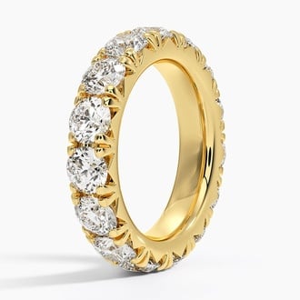 French Pavé Eternity Lab Diamond Ring (4 1/2 ct. tw.)
