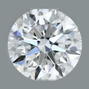 Round diamond — real photo