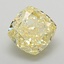 2.66 Ct. Fancy Intense Yellow Cushion Lab Grown Diamond