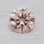 0.50 Ct. Fancy Vivid Pink Round Lab Grown Diamond