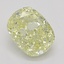 0.71 Ct. Fancy Light Yellow Cushion Diamond