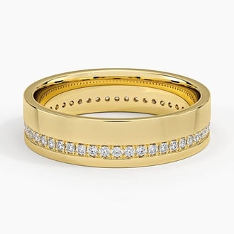 Austin Eternity Diamond 5.5mm Wedding Ring (1/3 ct. tw.) in 18K Yellow Gold