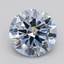 1.02 Ct. Fancy  Blue Round Lab Grown Diamond