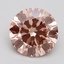 2.63 Ct. Fancy Intense Pink Round Lab Grown Diamond