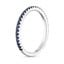 18K White Gold Luxe Ballad Sapphire Ring, smallside view