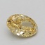 1.02 Ct. Fancy Vivid Yellow Oval Lab Grown Diamond