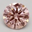 3.00 Ct. Fancy Intense Pink Round Lab Grown Diamond