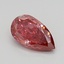 1.21 Ct. Fancy Vivid  Pink Pear Lab Grown Diamond