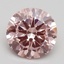2.50 Ct. Fancy Intense Pink Round Lab Grown Diamond