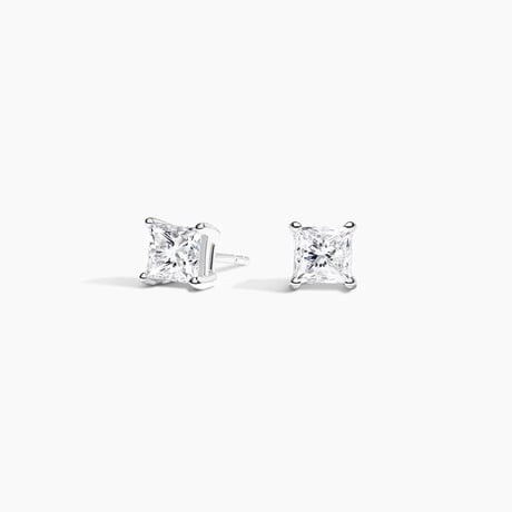 Princess Lab Diamond Stud Earrings (1/2 ct. tw.)