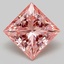 2.08 Ct. Fancy Vivid Pink Princess Lab Grown Diamond