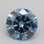 2.01 Ct. Fancy Vivid Blue Round Lab Grown Diamond