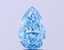 2.60 Ct. Fancy Vivid Blue Pear Lab Grown Diamond