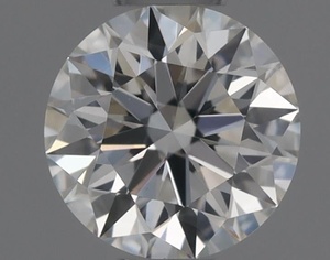 Round diamond — real photo