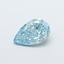 1.01 Ct. Fancy Blue Pear Lab Grown Diamond