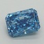 1.63 Ct. Fancy Vivid Blue Radiant Lab Grown Diamond