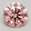2.60 Ct. Fancy Intense Pink Round Lab Grown Diamond