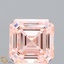 3.03 Ct. Fancy Intense Pink Asscher Lab Grown Diamond